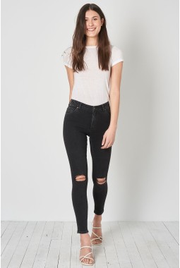 DUSTY BLACK WESTCOAST ANKLEJEANS