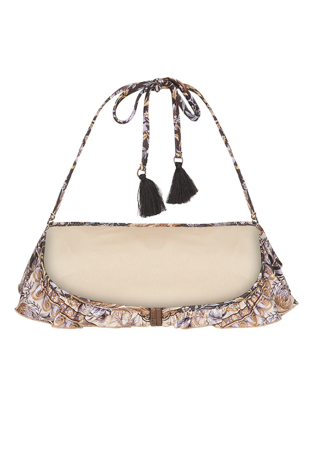 THE NIGHTSHADE OASIS FRILL BANDEAU