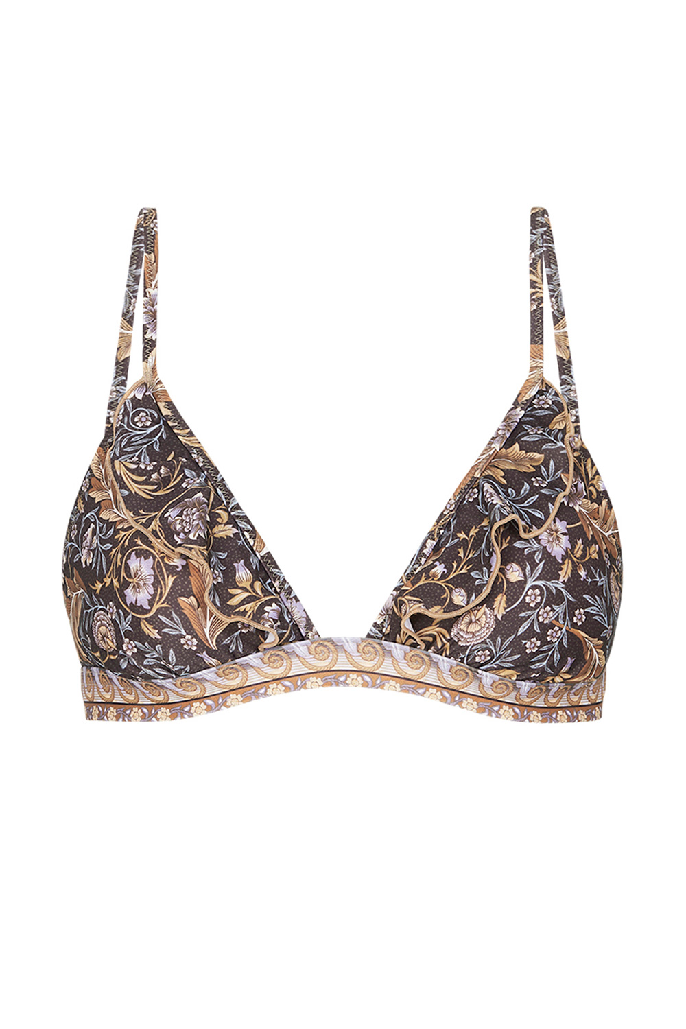 THE NIGHTSHADE OASIS FRILL TRI TOP 