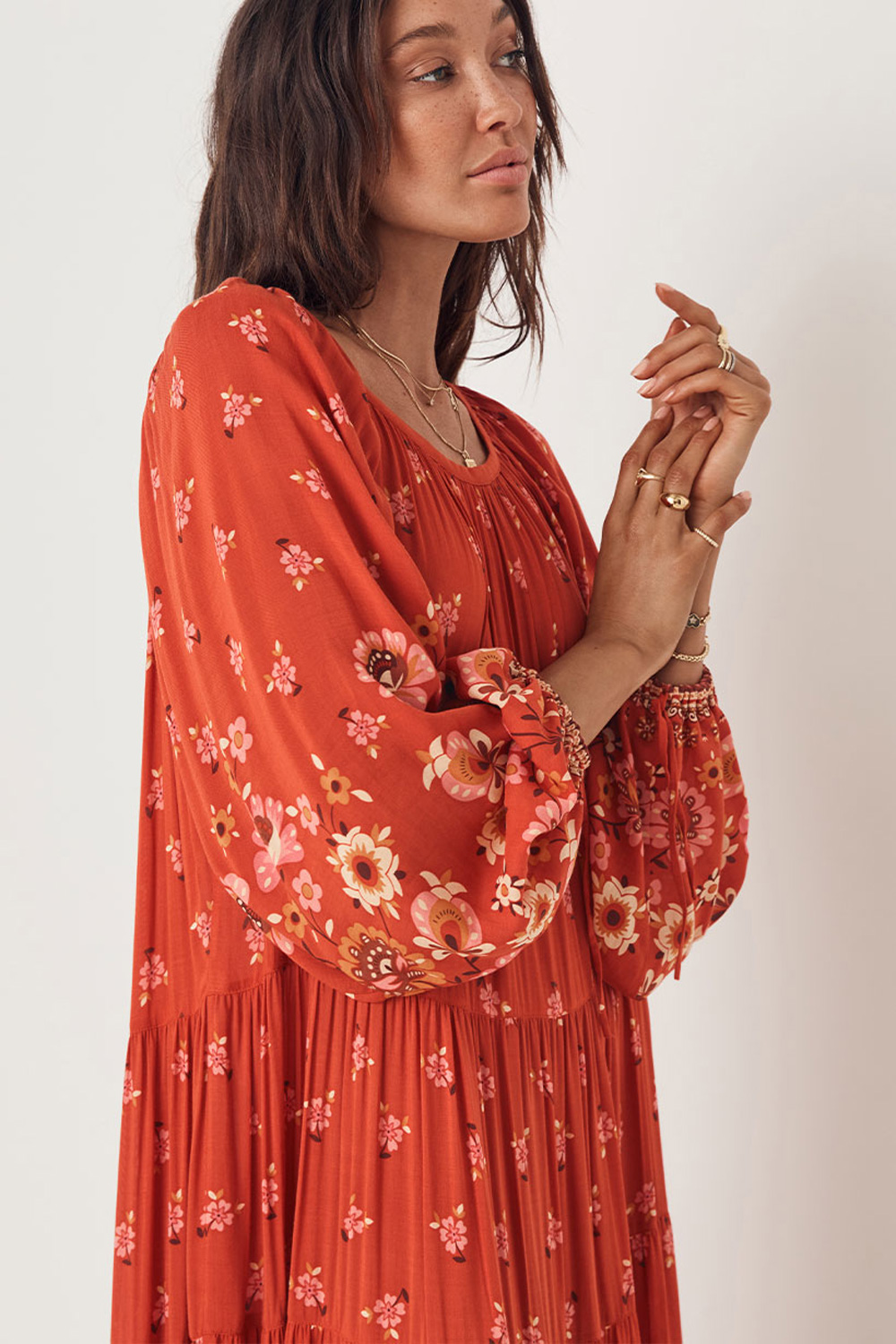 THE CAMPFIRE JONI GOWN 