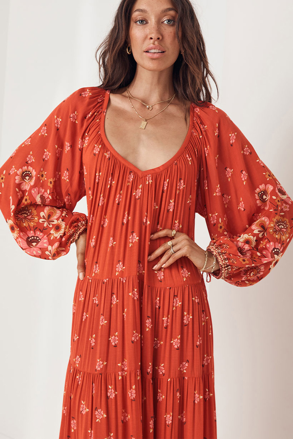 THE CAMPFIRE JONI GOWN 