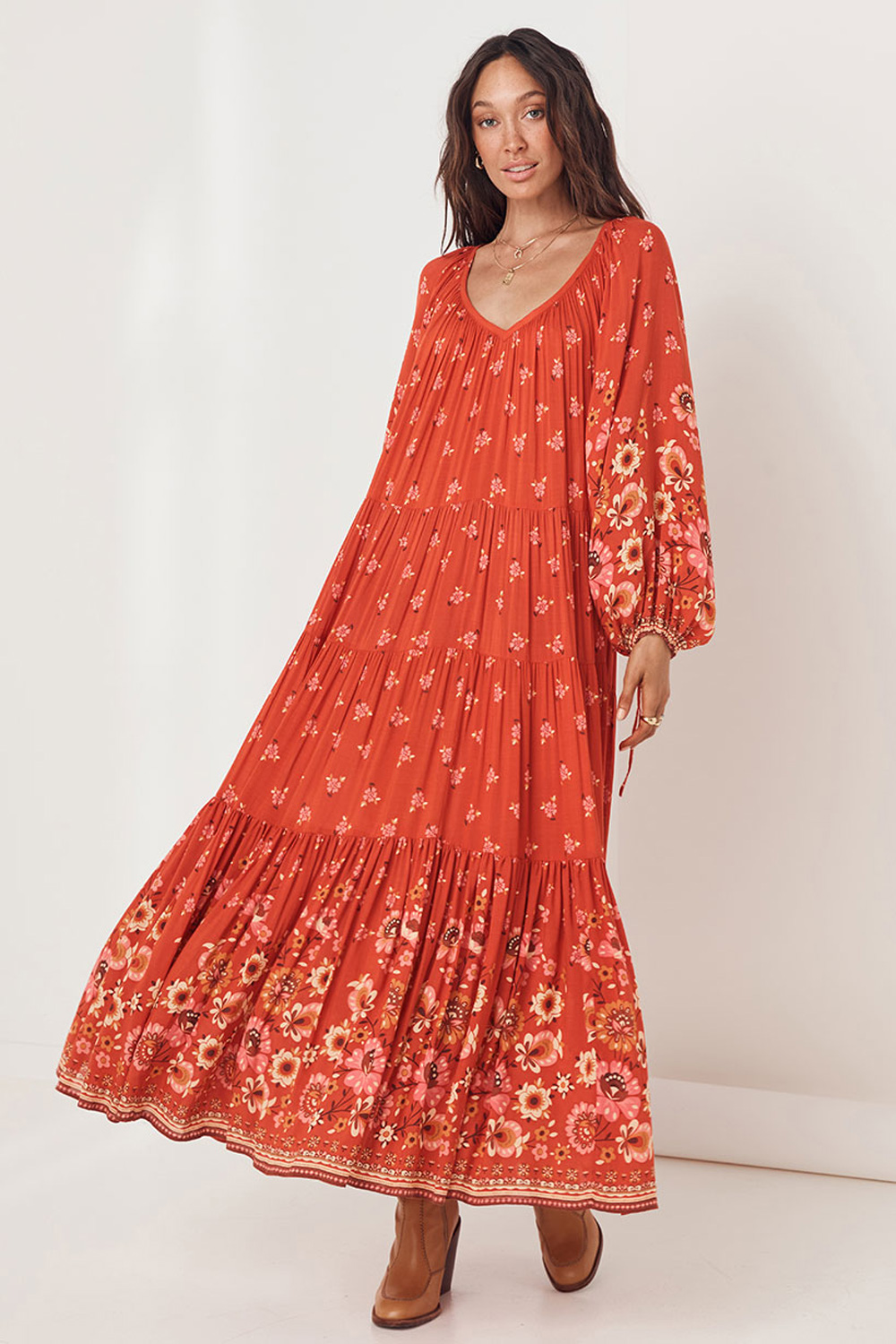 THE CAMPFIRE JONI GOWN 