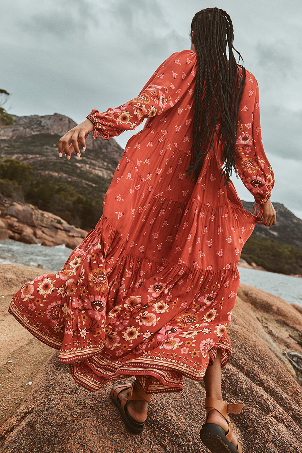 THE CAMPFIRE JONI GOWN 
