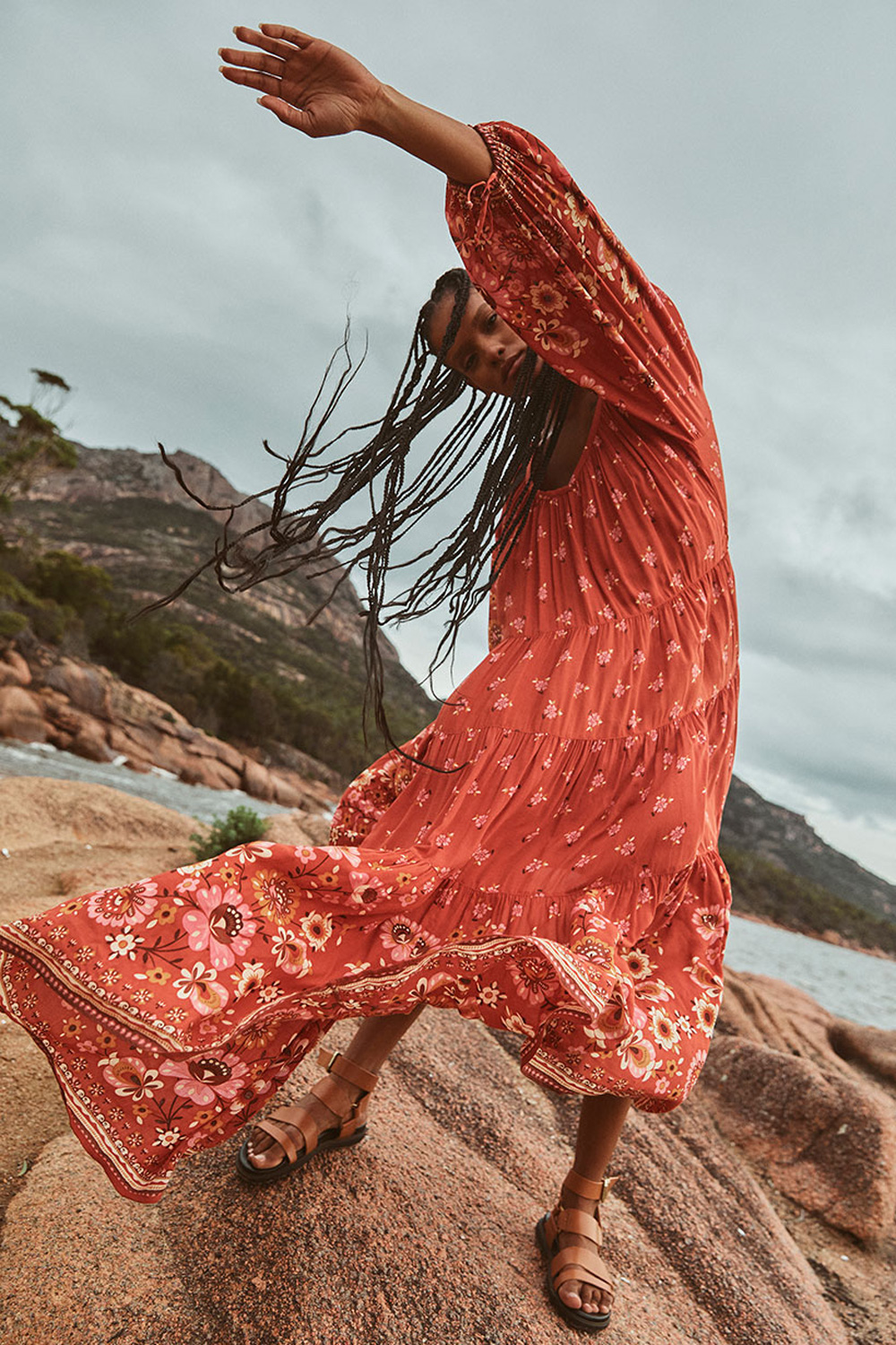THE CAMPFIRE JONI GOWN 