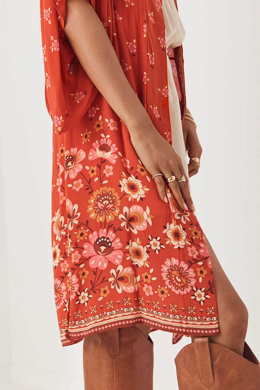 THE CAMPFIRE JONI MIDI ROBE THE CAMPFIRE JONI MIDI ROBE