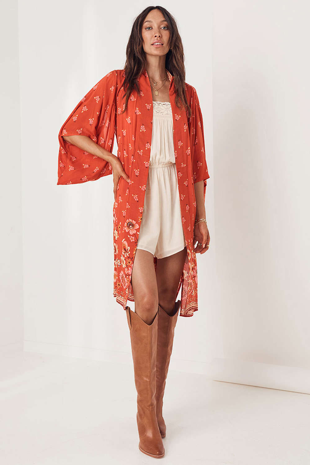 THE CAMPFIRE JONI MIDI ROBE THE CAMPFIRE JONI MIDI ROBE