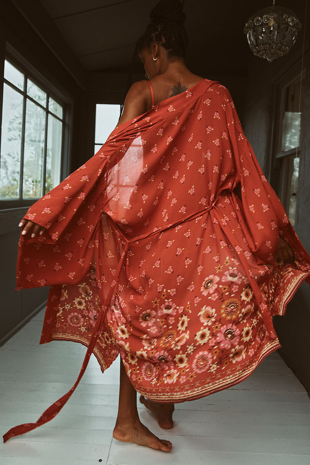 THE CAMPFIRE JONI MIDI ROBE THE CAMPFIRE JONI MIDI ROBE