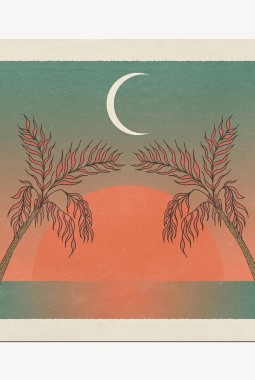 THE MOON AND SUNDOWN PRINT THE MOON AND SUNDOWN PRINT