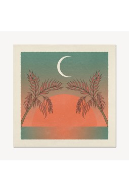 THE MOON AND SUNDOWN PRINT THE MOON AND SUNDOWN PRINT