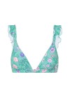 THE OCEAN FLOWERCHILD FRILL TRI TOP 