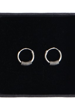 ER - THE ICON BALI 10 MM HOOPS  ER - THE ICON BALI 10 MM HOOPS