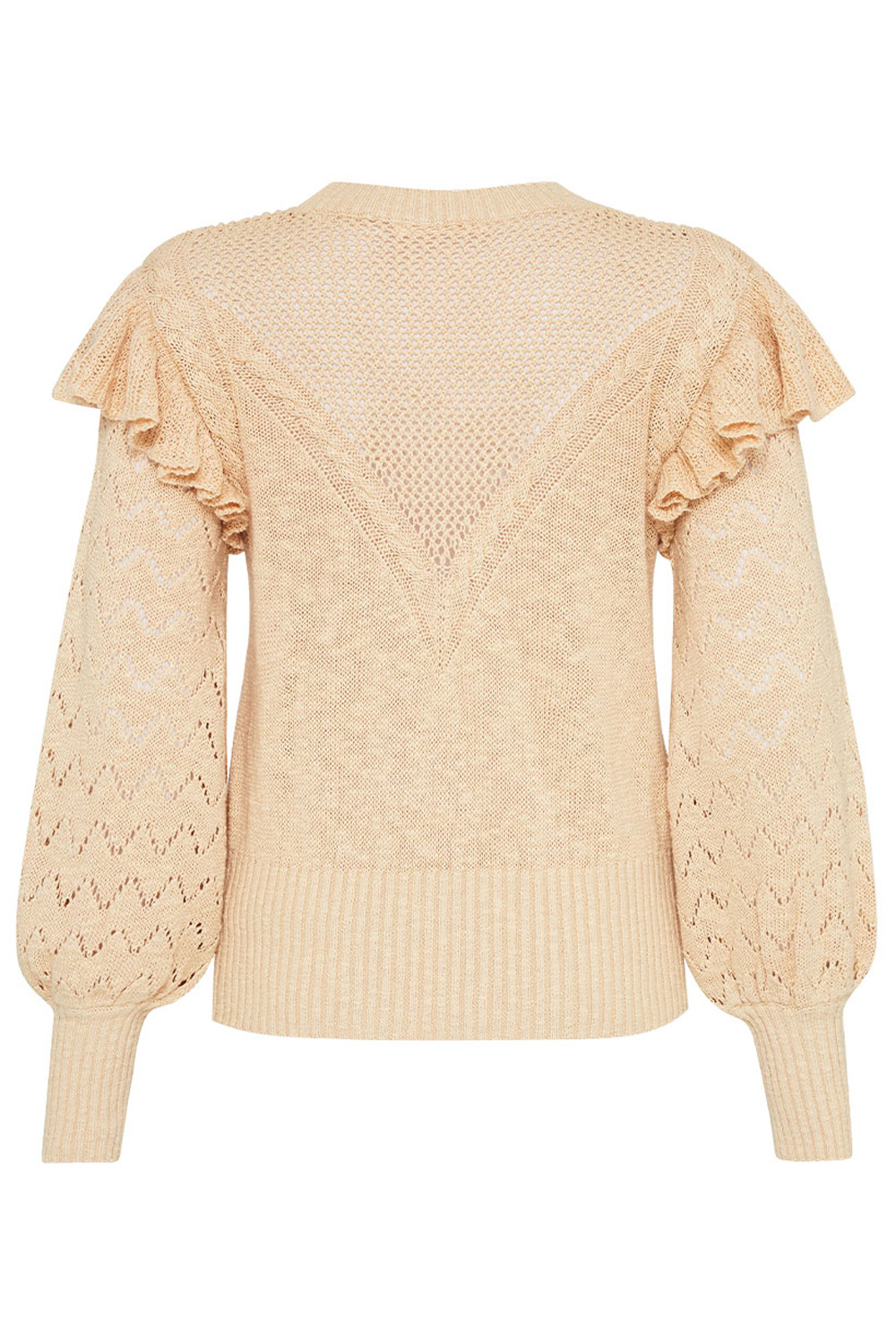THE ECRU WILLOW FRILL JUMPER