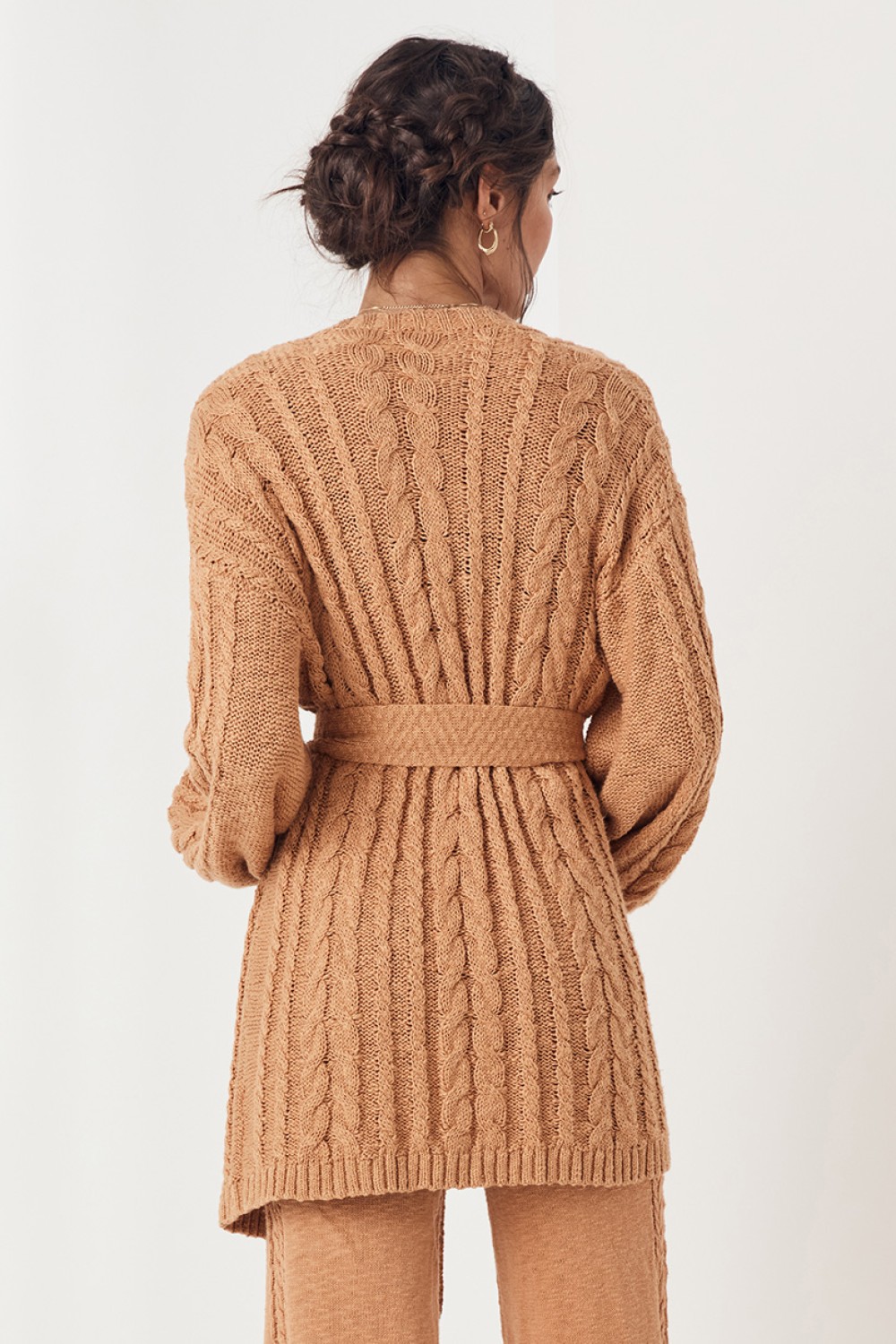 THE CARAMEL YELLOWSTONE KNIT CARDIGAN
