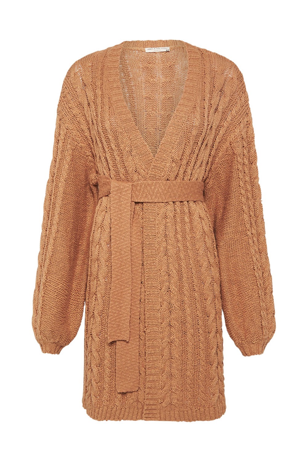 THE CARAMEL YELLOWSTONE KNIT CARDIGAN