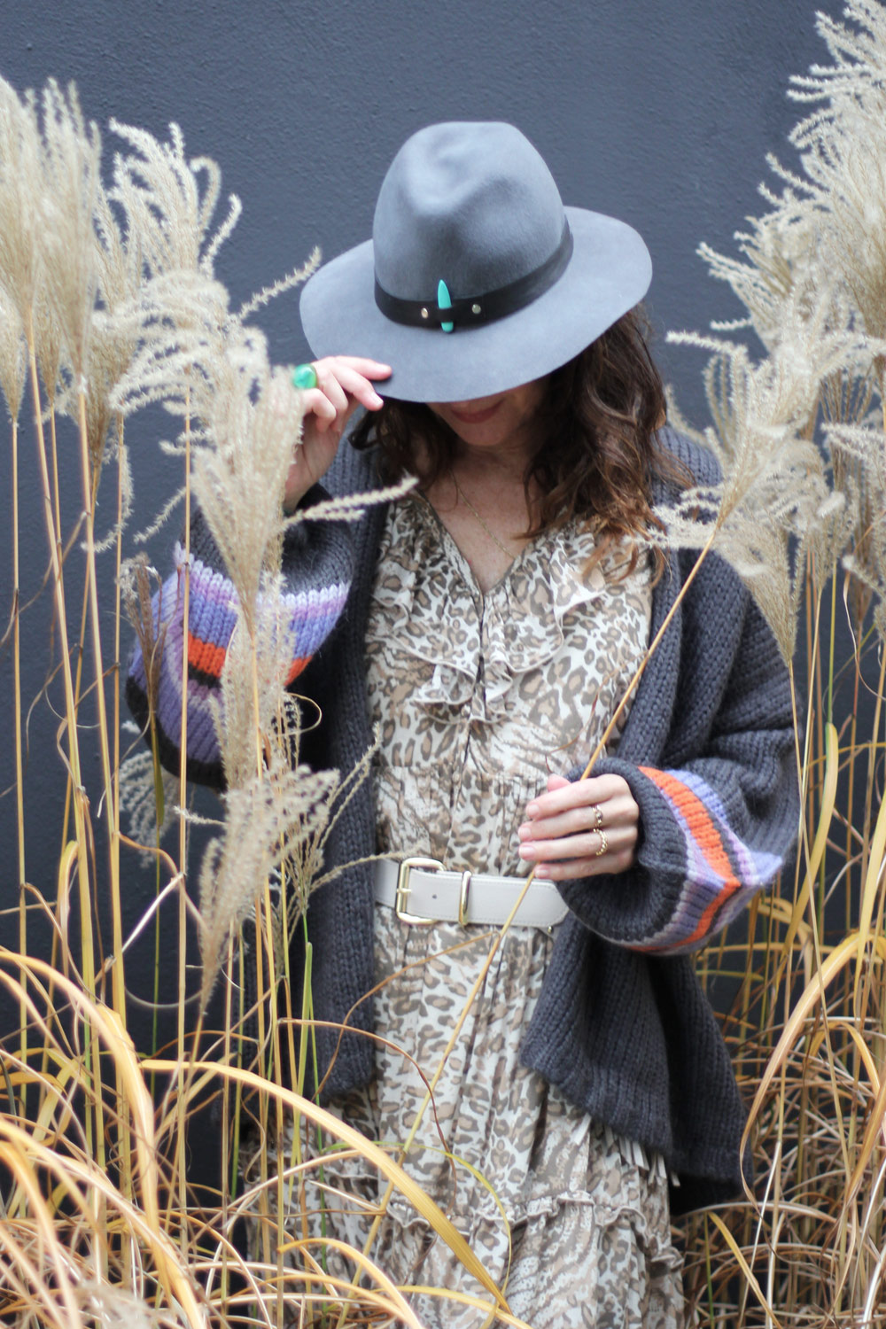 THE GREY SIDNEY FEDORA FELT HAT THE GREY SIDNEY FEDORA FELT HAT