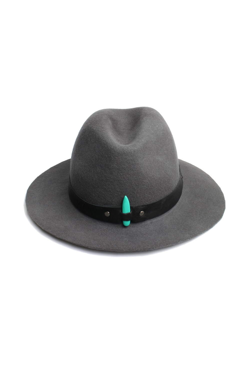 THE GREY SIDNEY FEDORA FELT HAT THE GREY SIDNEY FEDORA FELT HAT