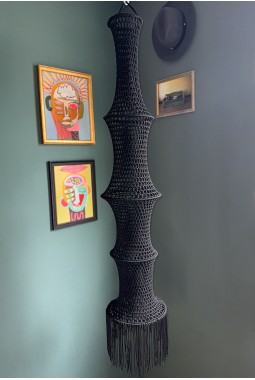 THE MIDNIGHT MARRAKECH CROCHET FISHERMAN PENDANT LAMPSHADE THE MIDNIGHT MARRAKECH CROCHET FISHERMAN PENDANT LAMPSHADE