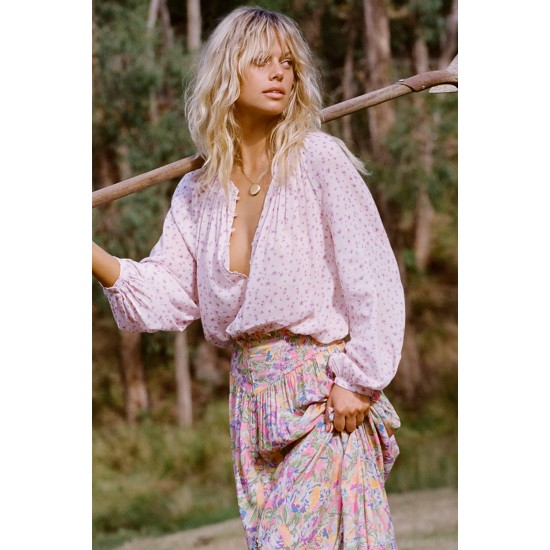 THE DOLLY DITSY PINK BLOUSE - SP-M1-DPB 