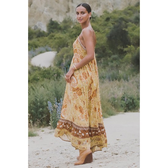 Mystic strappy maxi dress Clearance