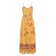 THE MYSTIC SUNFLOWER STRAPPY MAXI DRESS