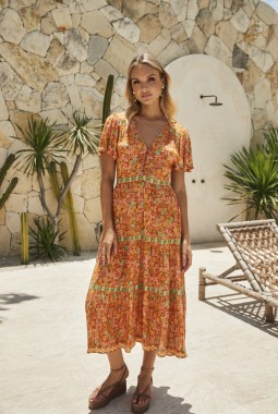 THE NINE LIVES BAZAAR HOLIDAY MIDI DRESS THE NINE LIVES BAZAAR HOLIDAY MIDI DRESS