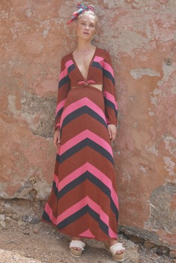 THE SPELL MYLEE KNIT GOWN THE SPELL MYLEE KNIT GOWN