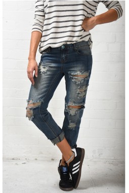 DUSTY AWESOME DENIM BAGGIES  DUSTY AWESOME DENIM BAGGIES