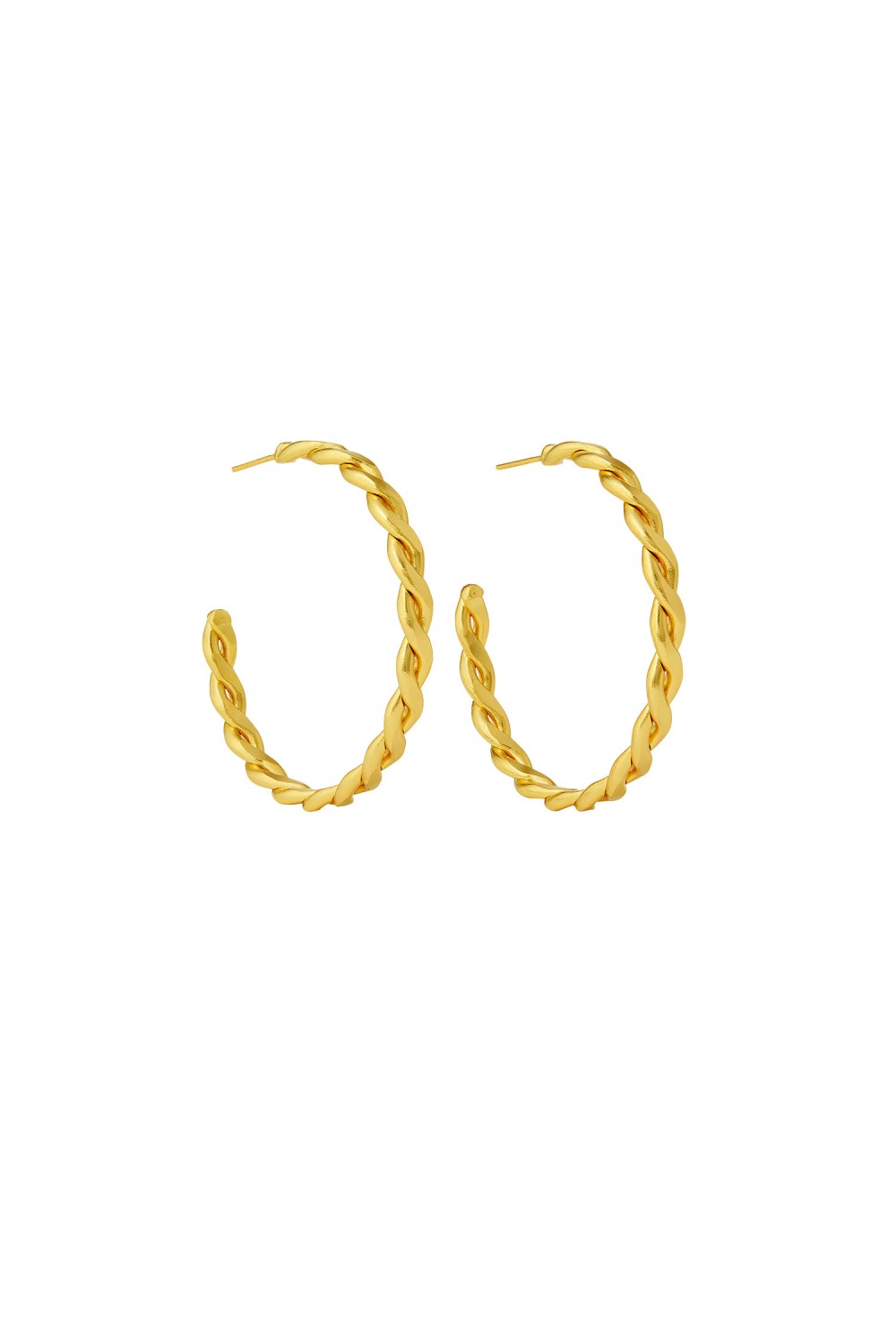 THE BLAIR CHAIN HOOP EARRINGS