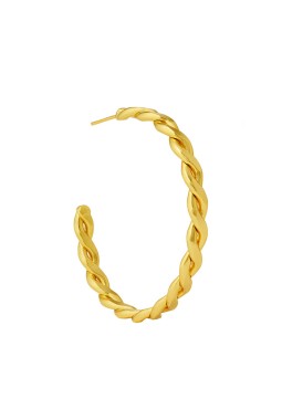 THE BLAIR CHAIN HOOP EARRING THE BLAIR CHAIN HOOP EARRING