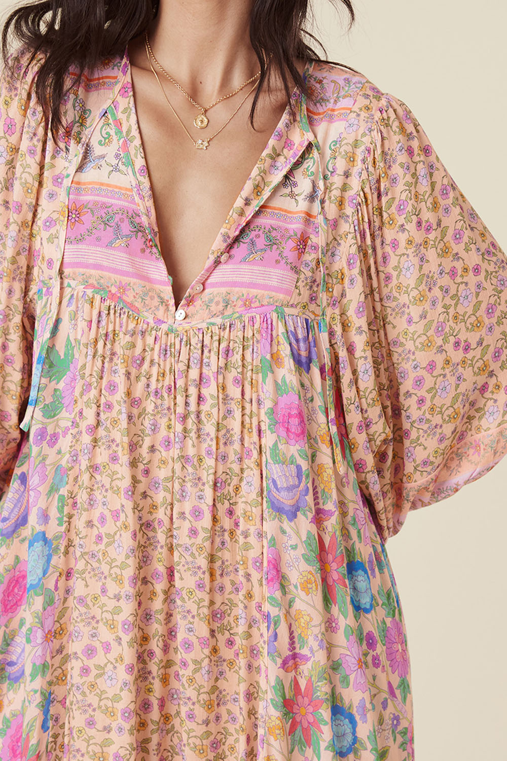 THE MOSSY PATCHWORK BOHO DRESS THE MOSSY PATCHWORK BOHO DRESS