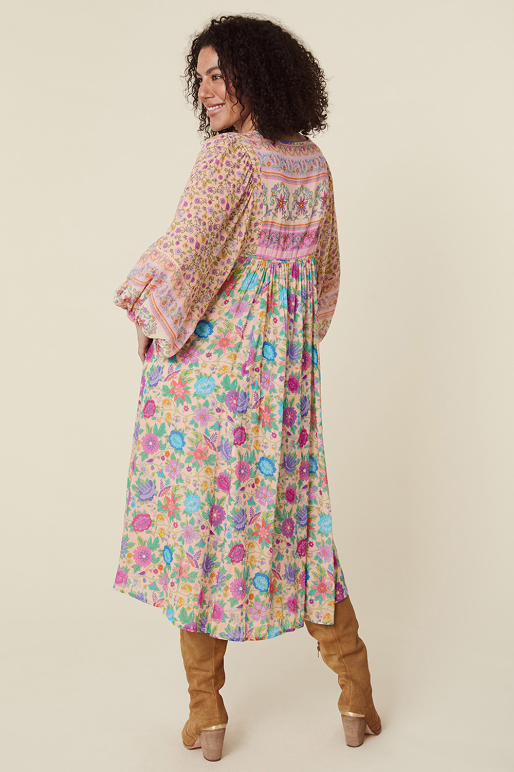THE MOSSY PATCHWORK BOHO DRESS THE MOSSY PATCHWORK BOHO DRESS