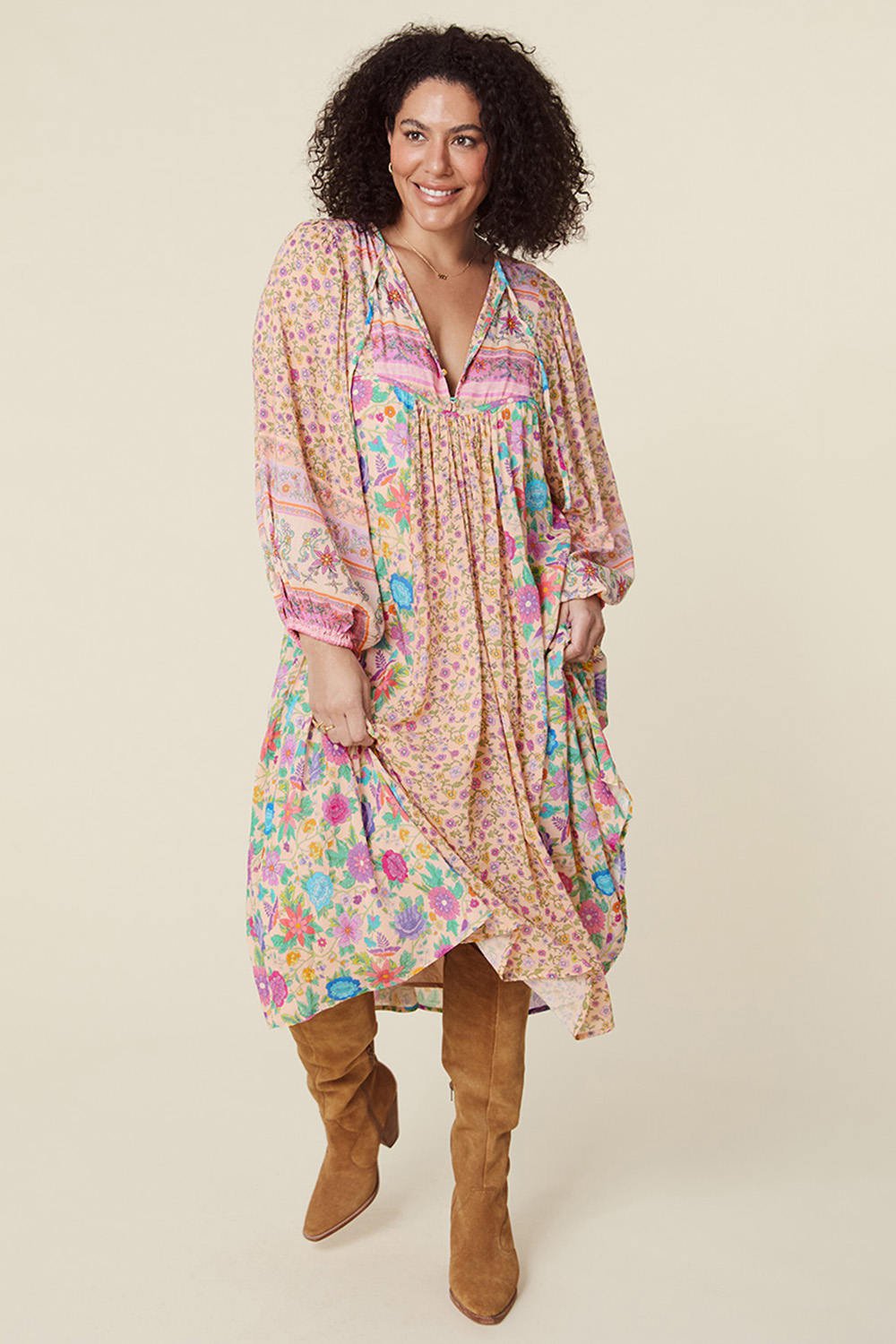 THE MOSSY PATCHWORK BOHO DRESS THE MOSSY PATCHWORK BOHO DRESS