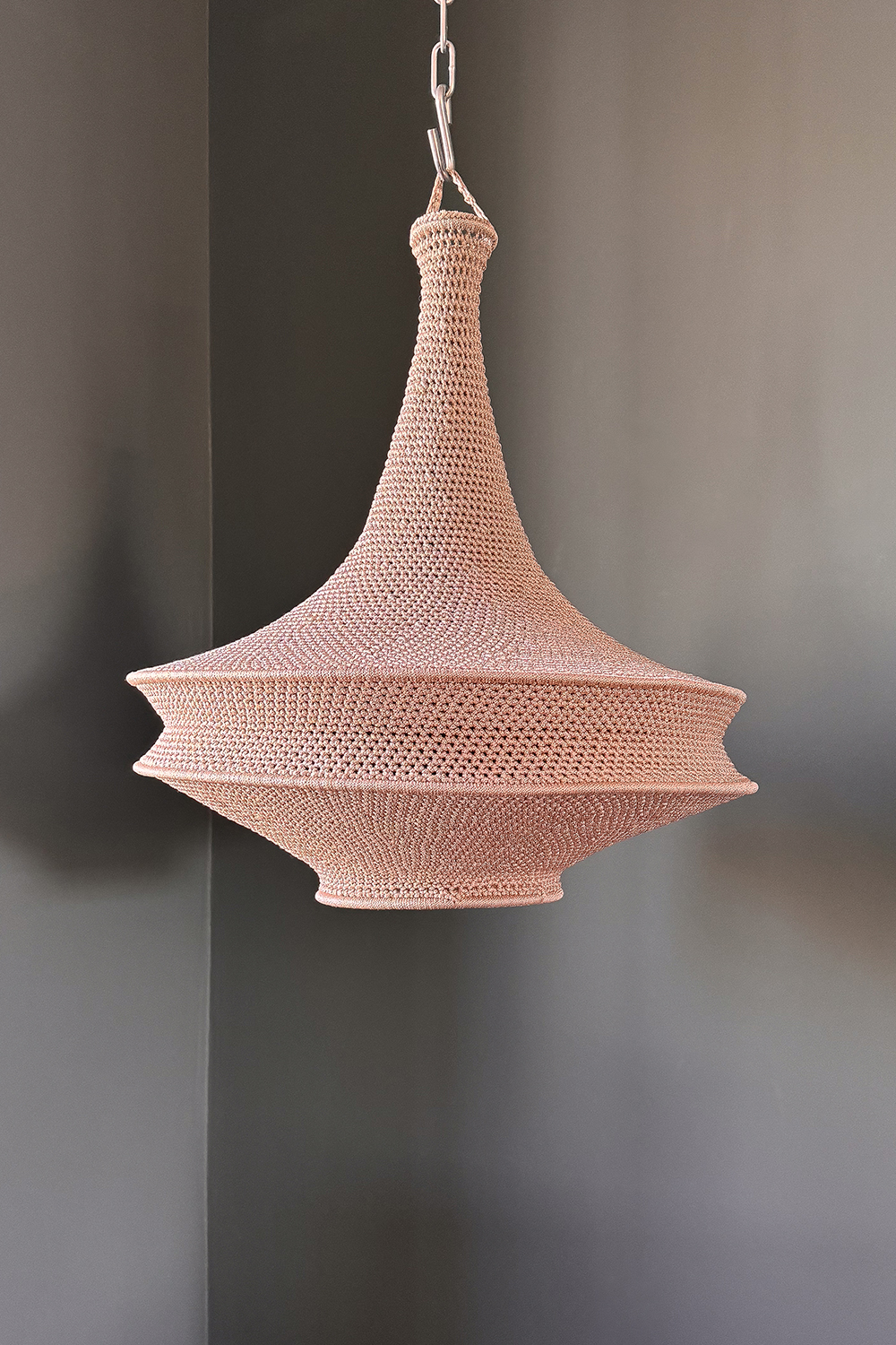 THE TAGINE CROCHET PENDANT LARGE LAMPSHADE