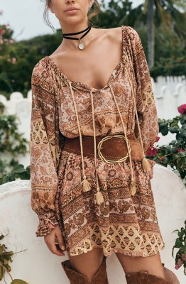 THE SPELL CABANA LOVERS BEACH TUNIC DRESS