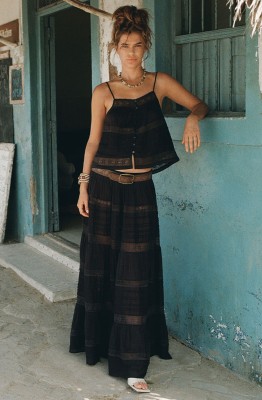 THE SPELL CABANA TEODORA MAXI SKIRT