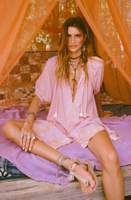 Spell's Sweet Nothings Button Through Tunic Dress