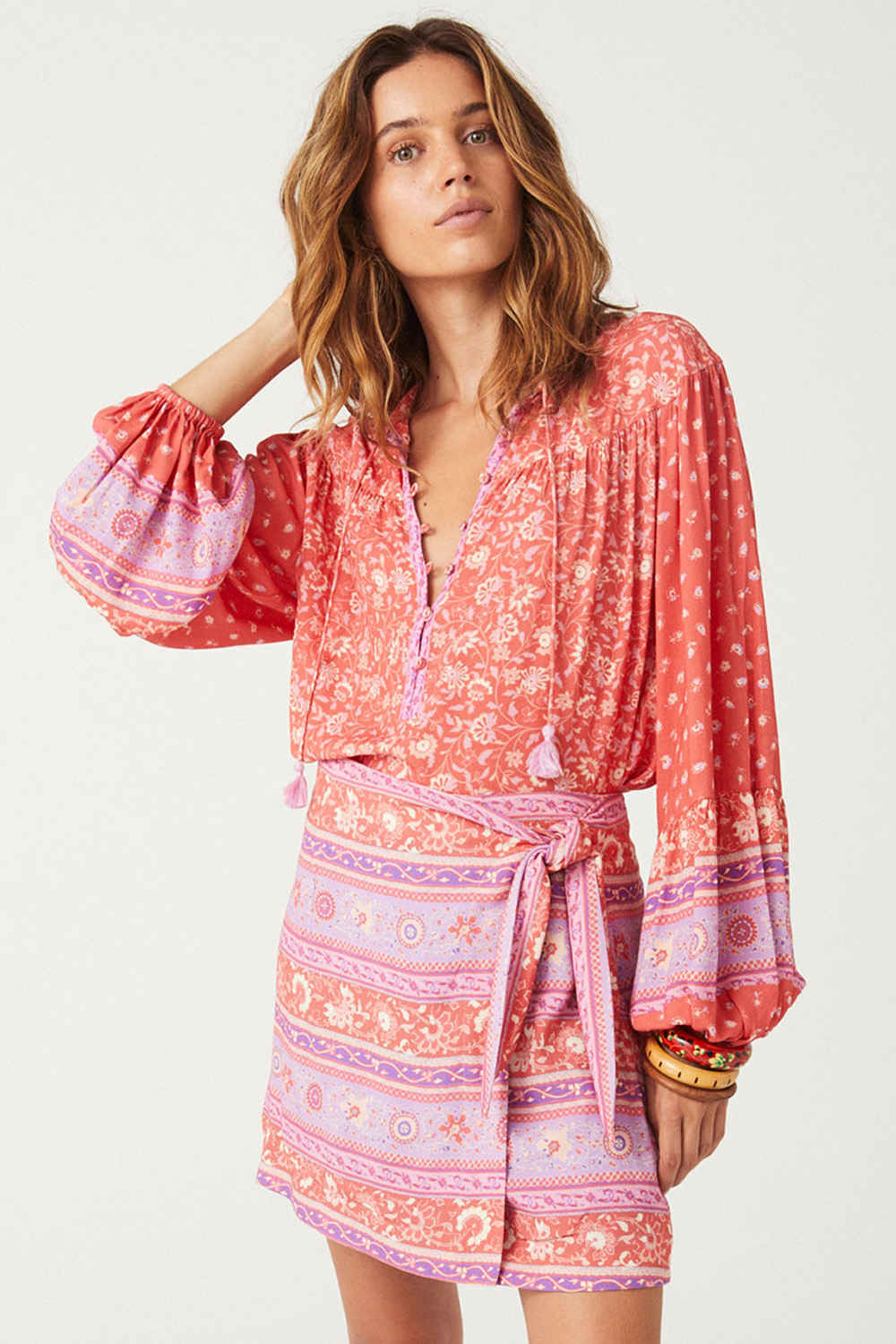 The Spell Sunshine Bandit Cayenne Blouse