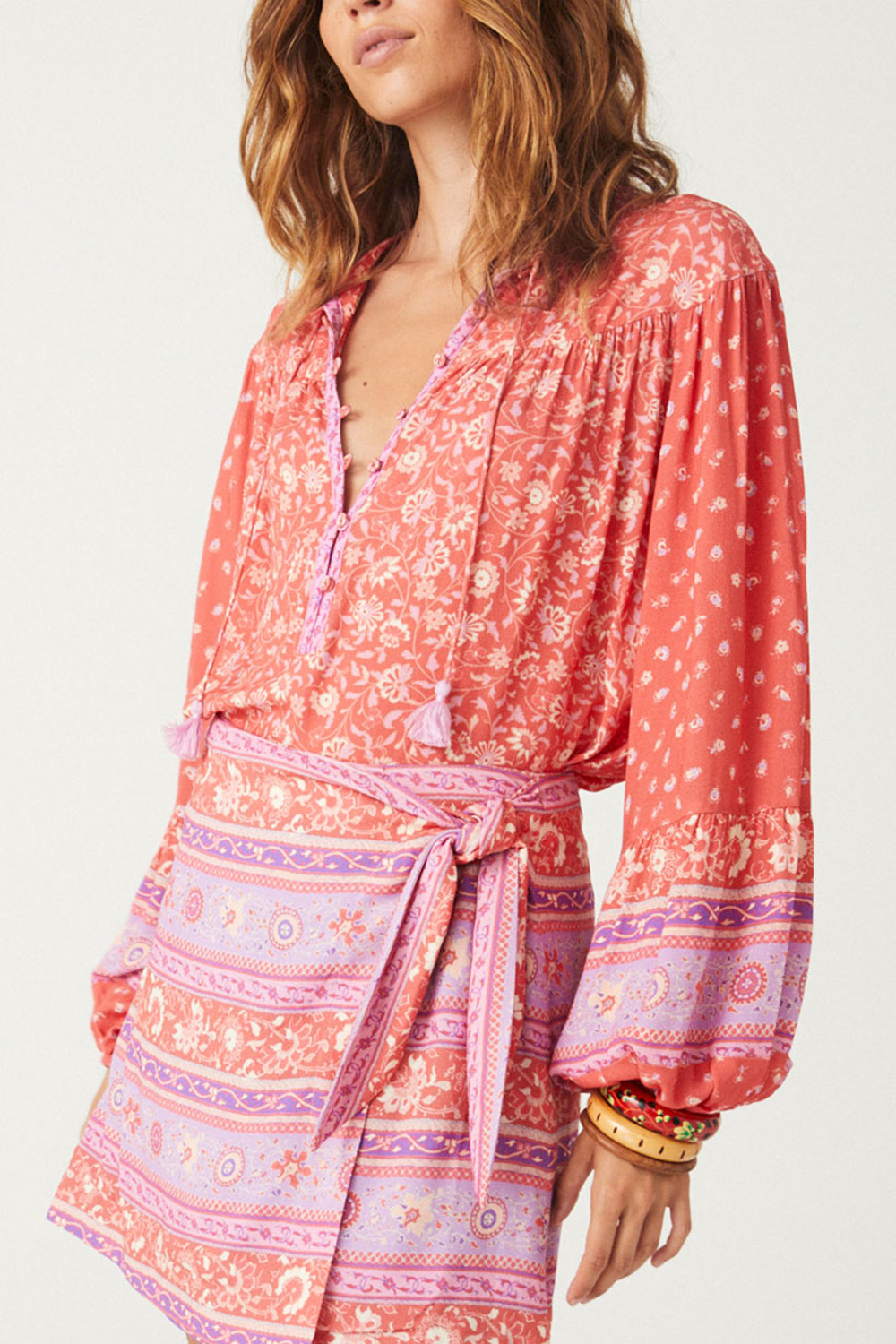 The Spell Sunshine Bandit Cayenne Blouse