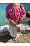 Spell ByronBay's Marina Piccola Oversized Biker Tee in Cosmos Pink Spell ByronBay's Marina Piccola Oversized Biker Tee in Cosmos Pink