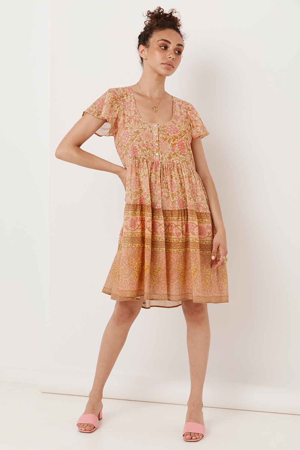 THE LOVE STORY BABYDOLL MINI DRESS 
