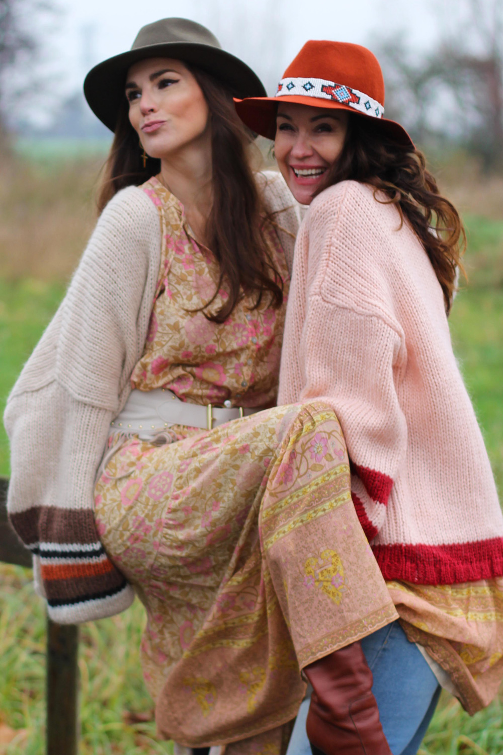 THE PEACH BLOSSOM LOVE STORY MAXI SKIRT 