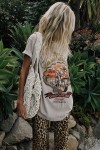 Spell Lovers & Dreamers Coco Cantina Taupe Biker Tee